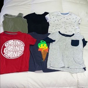 Boys size 5t/5 tees